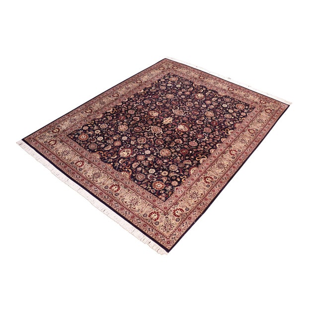 Designed with mesmerizing intricacy and gorgeous color palette, this hand-knotted masterpiece demonstrates the beauty and...