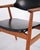 Wood Model GM11 Dining Chairs in Teak & Black Leather attributed to Svend Aage Eriksen for Glostrup, 1960s, Set of 6 For Sale - Image 7 of 14