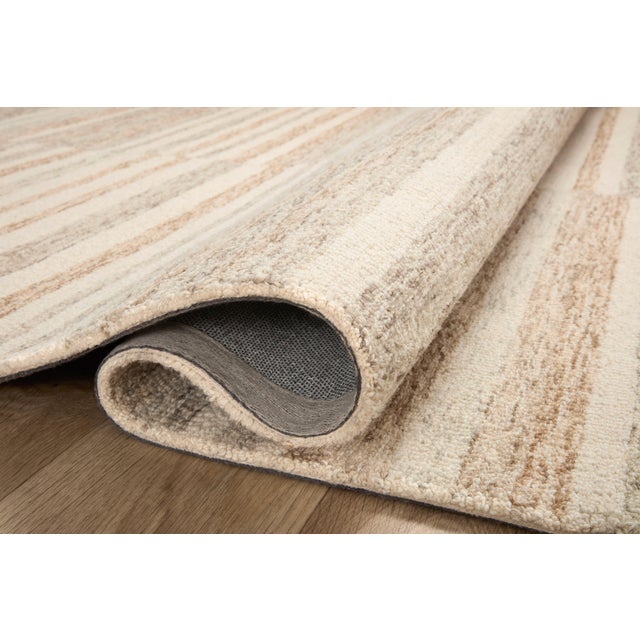 Loloi Rugs Chris Loves Julia x LoloiChris Ivory / Clay 7'-9" x 7'-9" Square Area Rug For Sale - Image 4 of 8