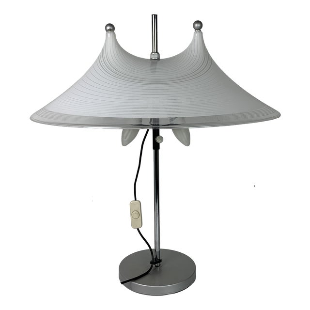 Large Space Age Dutch Adjustable Table Lamp by Harco Loor, 1970s For Sale