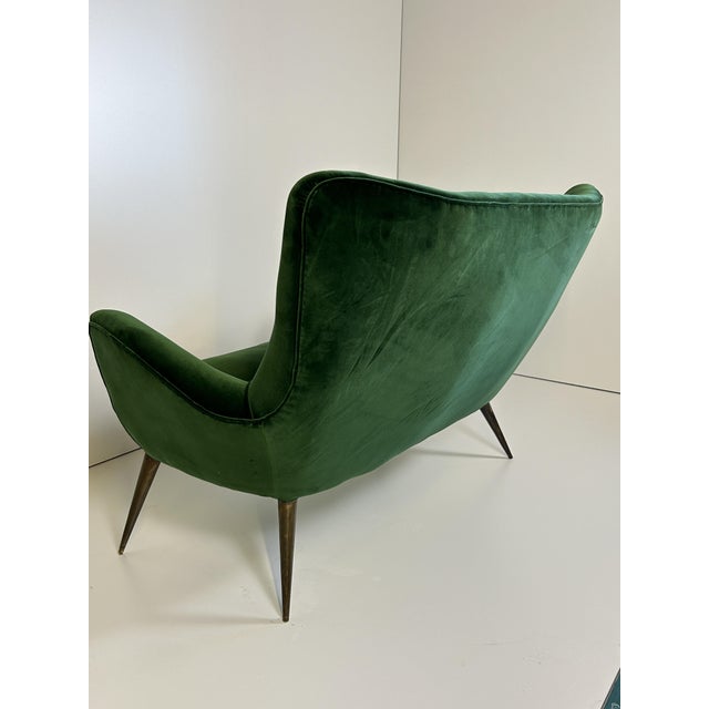 Metal Vintage Sofa by Cesare Lacca, 1950s For Sale - Image 7 of 11