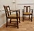 1920s Arts & Crafts Golden Oak Carver Chairs, 1920s, Set of 2 For Sale - Image 5 of 7
