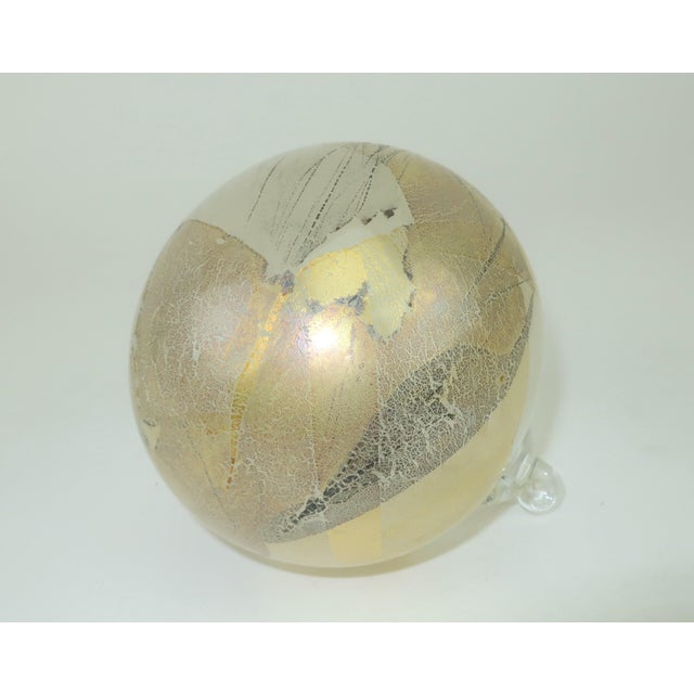 Contemporary Art Glass Christmas Holiday Ornaments From Thames & Zweifel Studios, Set of 3 For Sale - Image 3 of 8