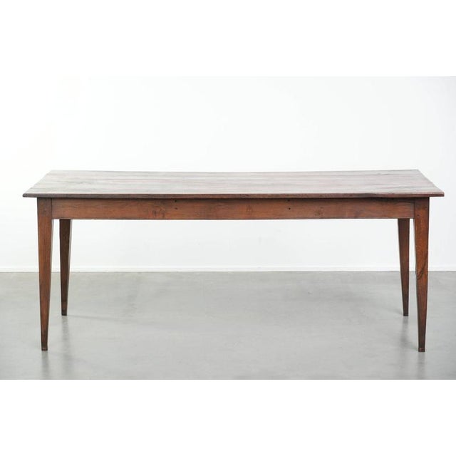 Antique Farmhouse English Oak Dining Table with Extensions For Sale - Image 4 of 13