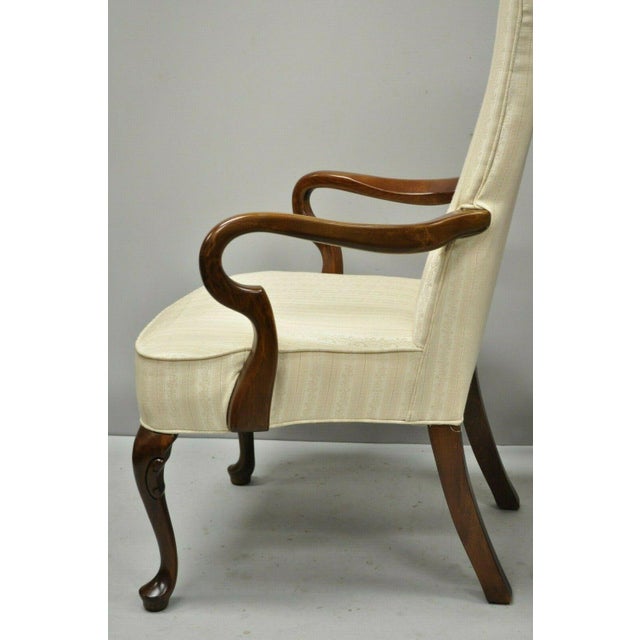 Late 20th Century Vintage Fairfield Cherry Wood Office Lounge Arm