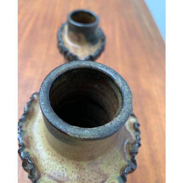 Mid-Century German Pottery Vase by Luise Duncker, Set of 2 For Sale - Image 15 of 18