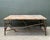 Vintage Faux Bois Marble Top Coffee Table For Sale - Image 14 of 18