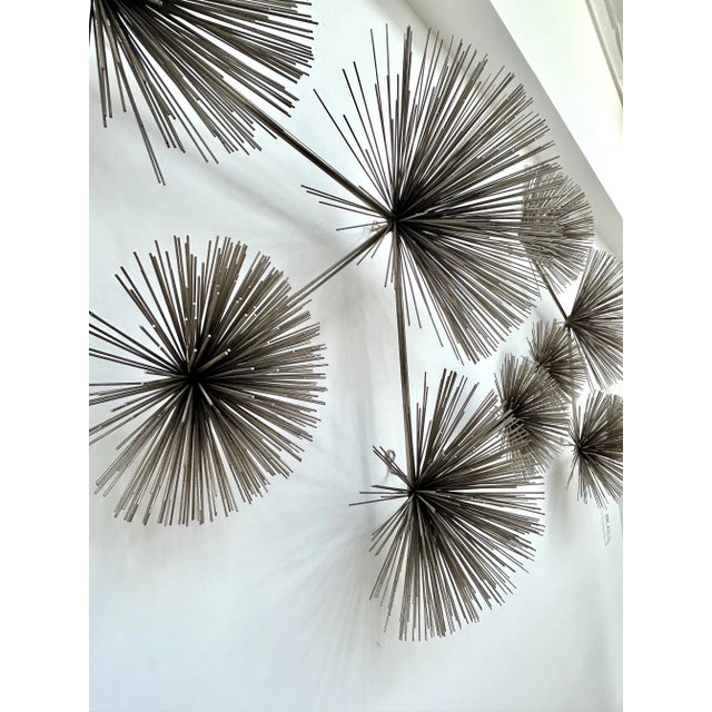 Pair of 1970s Curtis Jeré Sea Urchin Wall Sculptures For Sale - Image 11 of 12