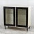 Danish Made Petite Glass Front Monochromatic Illuminated Cabinet By Nordisk-Andels Eksport Now Available. A Cool White...