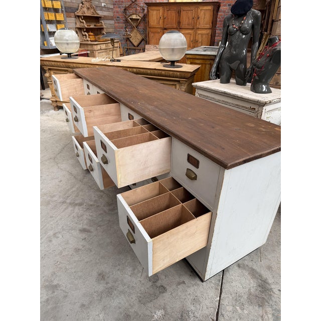 Wood Vintage Workshop Cabinet, 1950s For Sale - Image 7 of 16