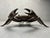 Striking Artwork in Solid Brass. Very Large Crab. In 2 Parts. Shell Can Be Removed to Store Small Items (Vide-Poche)....