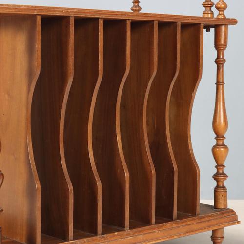 Antique Walnut Shelf with Feet, Italy, Mid-19th Century For Sale - Image 4 of 9