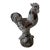 Mid 20th Century Vintage French Cast Concrete Rooster Sculpture For Sale