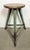 Wood Industrial Green Workshop Stool, 1960s For Sale - Image 7 of 17
