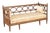 19th Century Swedish Original Painted Gustavian Bench Settee For Sale