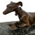 Antique French Animalier Bronze Marble Greyhound Sculpture Desk Paperweight 1900 For Sale - Image 12 of 12