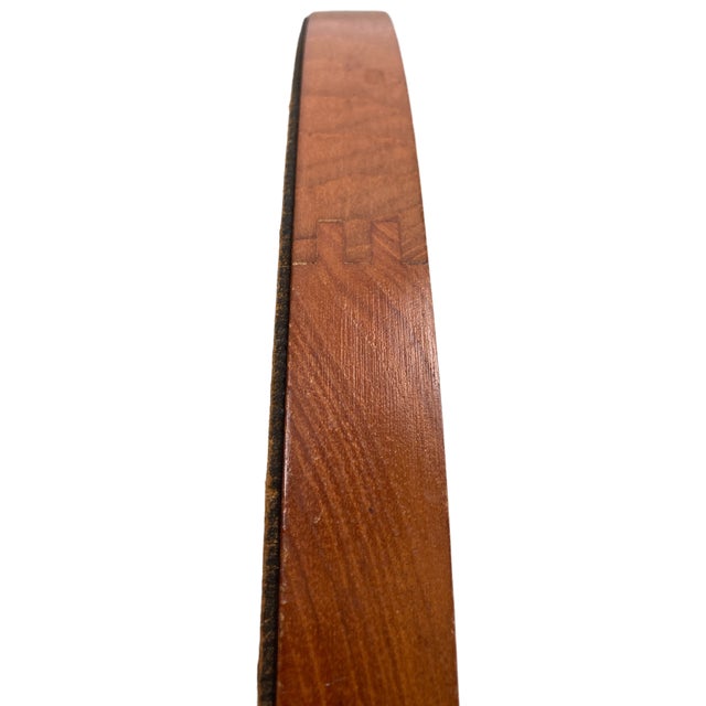 Wood Teak Mirror by Uno & Östen Kristiansson for Luxus For Sale - Image 7 of 11