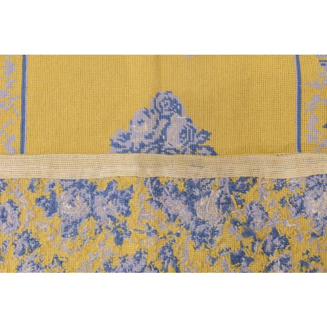 Yellow Needle Point Runner 3'0" X 8'0" For Sale - Image 8 of 8