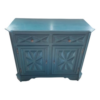 Lacquered Sideboard in Piedmontese Baroque Style, 1950s For Sale