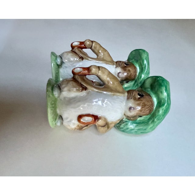 Pair Beswick "Benjamin Bunny" Porcelain Figurines, C. 1970's For Sale - Image 15 of 18