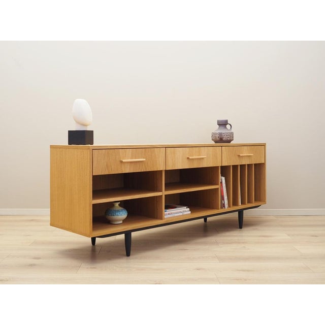 Vintage Scandinavian Oak Sideboard For Sale - Image 5 of 11