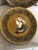 Metal Kayser Sohn, Renaissance Figures – Pair of Decorative Inlaid Mother of Pearl and Tortoiseshell Corviniello Chargers 11 3/8", Dated 1884 For Sale - Image 7 of 17
