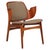 Danish Model 107 Lounge Chair in Oak Frame by Hans Olsen for Bramin, 1960s For Sale - Image 6 of 6