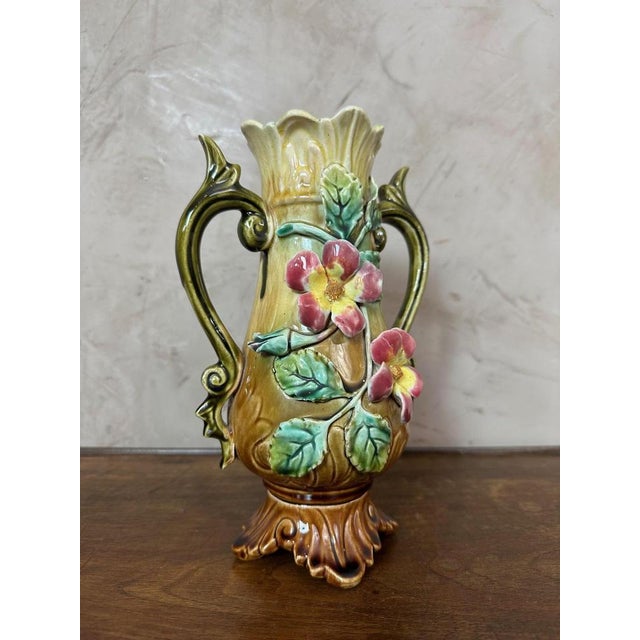 Antique Slipware Vase, 1900 For Sale - Image 4 of 12