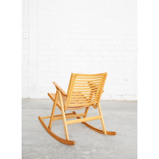 1970s Rex Rocking Chair by Niko Kralj for Stol Kamnik, 1958 For Sale - Image 5 of 18