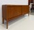 Mid-Century Modern Vintage Danish Modern Teak Credenza Cabinet, Sliding Doors With Inset Pulls For Sale - Image 3 of 7