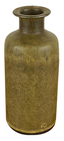 Mid-Century German Minimalist Studio Pottery Vase from BKW Böttger Keramik Wandsbek, Hamburg, 1960s