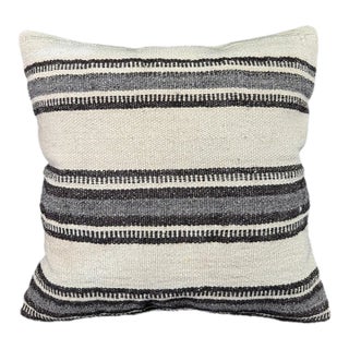 Turkish Hemp Pillow Cushion Natural Beige Gray Pillow Cushion Cover 24x24 For Sale
