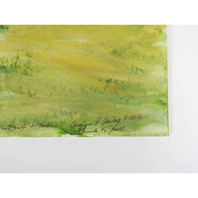 Contemporary Mountain Valley Stream Landscape Painting For Sale - Image 4 of 7