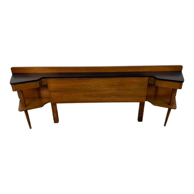 Mid 20th Century American of Martinsville "Dania" Bar Bed Headboard by Merton Gershun For Sale