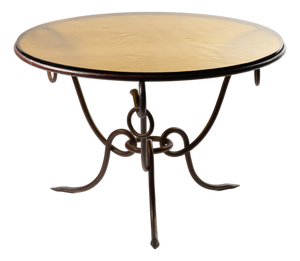 Gold Steel Table, 1940s