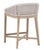 2020s Essentials For Living Montecito Natural Gray Mahogany Counter Stool For Sale - Image 5 of 9