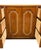 Wood Vintage Mid Century Modern Walnut Toned Credenza With Cane Door Front and Dovetailed Drawers For Sale - Image 7 of 10