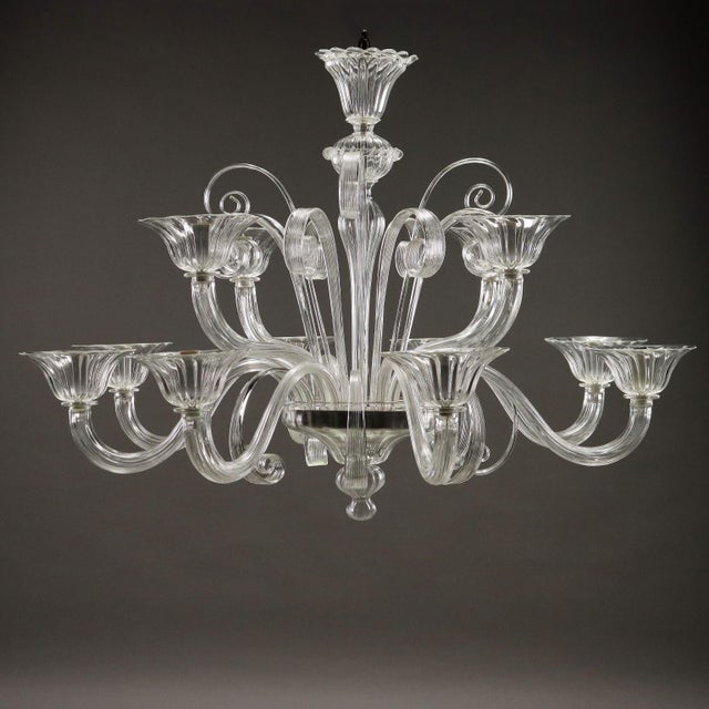 Venetian Chandelier in Murano Glass For Sale - Image 10 of 10