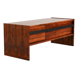 Scandinavian Rosewood Hallway Unit from AB Glas & Trä, Sweden, 1960s-1970s For Sale