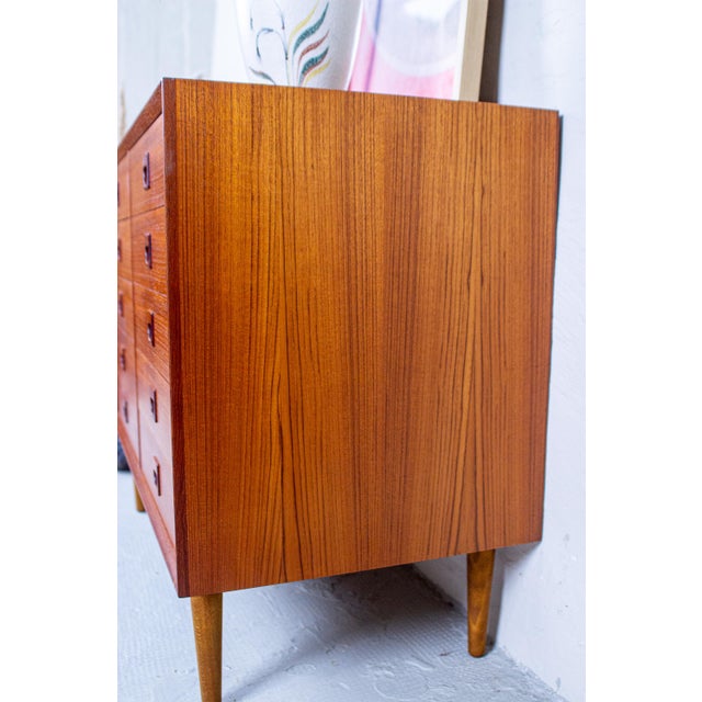 Vintage Danish Chest of Drawers in Teak by Erik Brouer, 1960s For Sale - Image 11 of 15