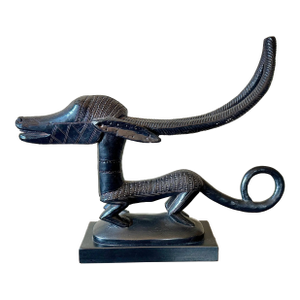 Vintage Austin Productions African Chiwara Mythical Dog Sculpture