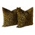 Early 21st Century Lush Chenille Leopard Pillows For Sale