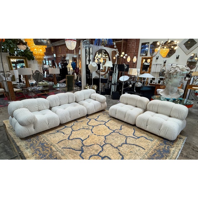 Italian Mario Bellini “Camaleonda” Modular Sofa Set, 5 Pieces. For Sale - Image 3 of 9
