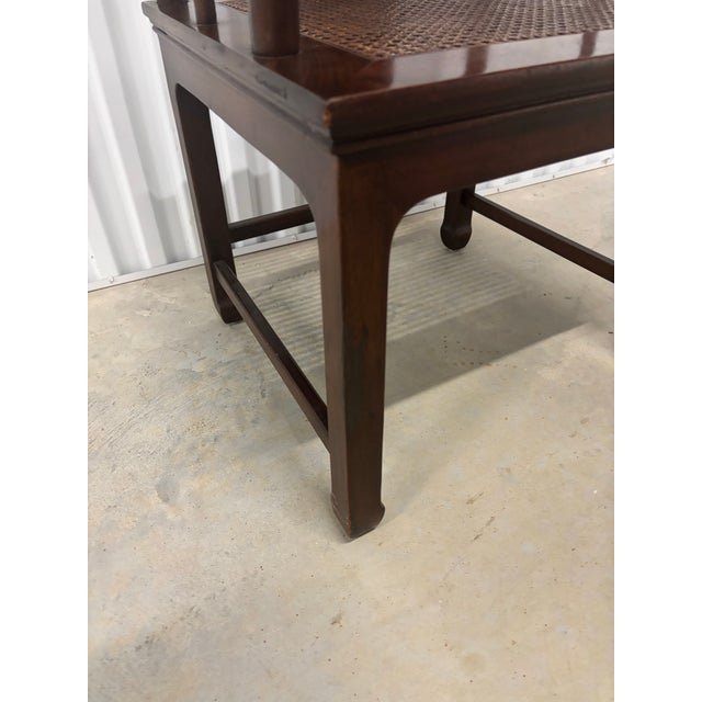 Wood Mid 20th Century Vintage Henredon Asian Style Ming Dining Arm Chair For Sale - Image 7 of 9