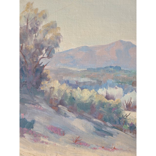 Norman Hart 1940s Palm Springs California Desert Oil Painting For Sale - Image 4 of 16