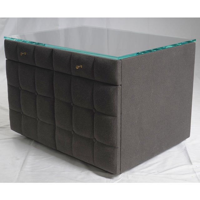 2010s Nyc Designer Custom Made Modern Nightstands - a Pair For Sale - Image 5 of 7