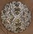 Oversized Baroque Filigree Round Carved Medallion Wall Plaque With Metallic Micro-Beading For Sale - Image 4 of 12