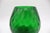 Mid-Century Modern Mid-Century Modern Italian Green Diamond Optic Glass Brandy Snifter Vase by Empoli, 1960s For Sale - Image 3 of 5