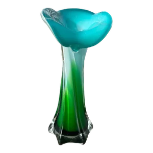 1950s Murano Attributed Jack in the Pulpit Vase
