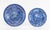 Ceramic English Flow Blue Transferware Tableware, 20 Pcs. For Sale - Image 7 of 14